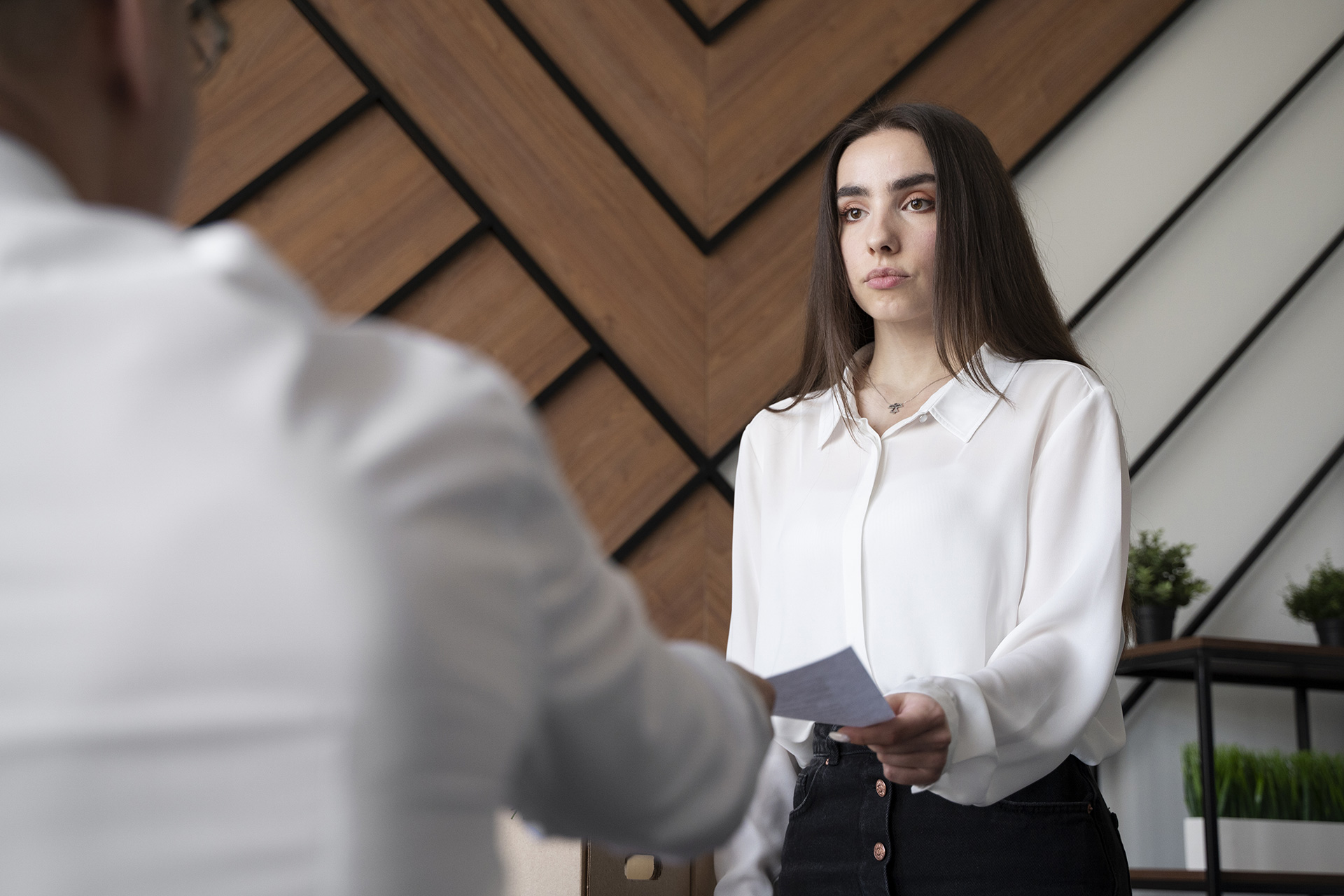 Colaborador pedindo demissão